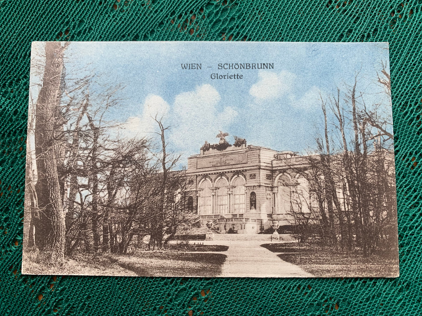 Old postcard - WIEN SCHÖNBRUNN - Gloriette - Austria - B. K. W. 1. 175 - early 1900's