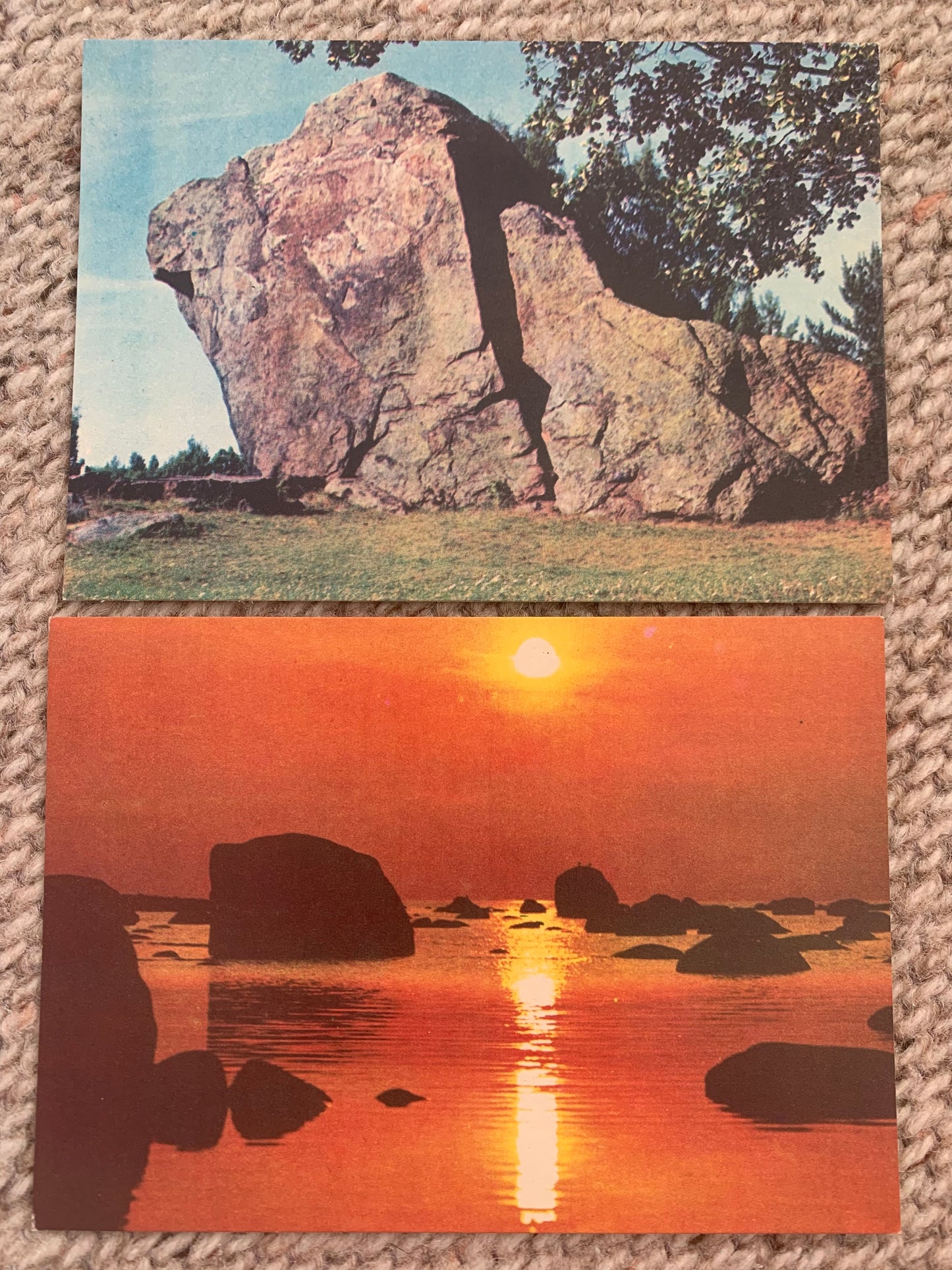 Soviet-time postcard set for collecting - Lahemaa National Park in Estonia - 1978 - unused 15 postcards