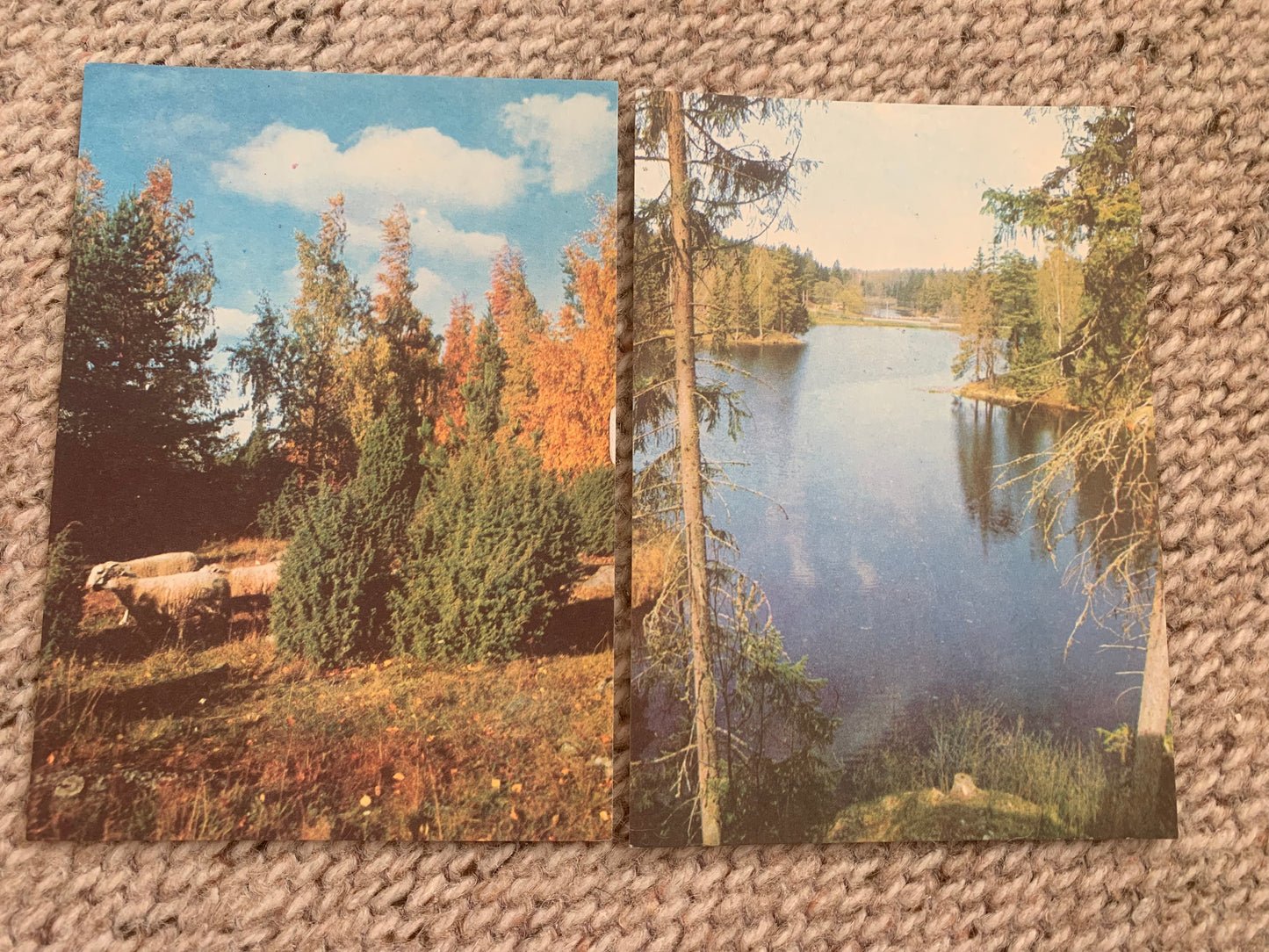 Soviet-time postcard set for collecting - Lahemaa National Park in Estonia - 1978 - unused 15 postcards