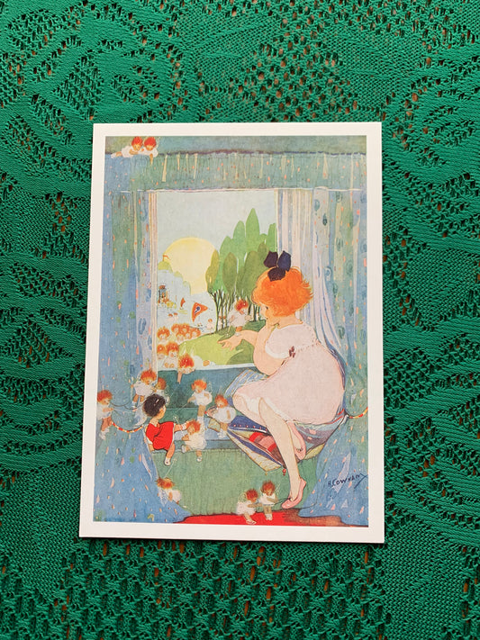 Finnish art postcard - Printed in Finland - Greeting card, collectible postcard - unused