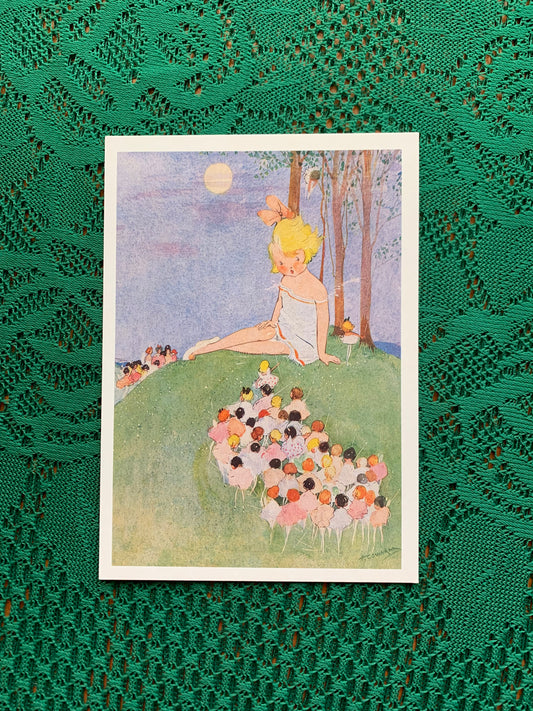 Finnish art postcard - Printed in Finland - Greeting card, collectible postcard - unused