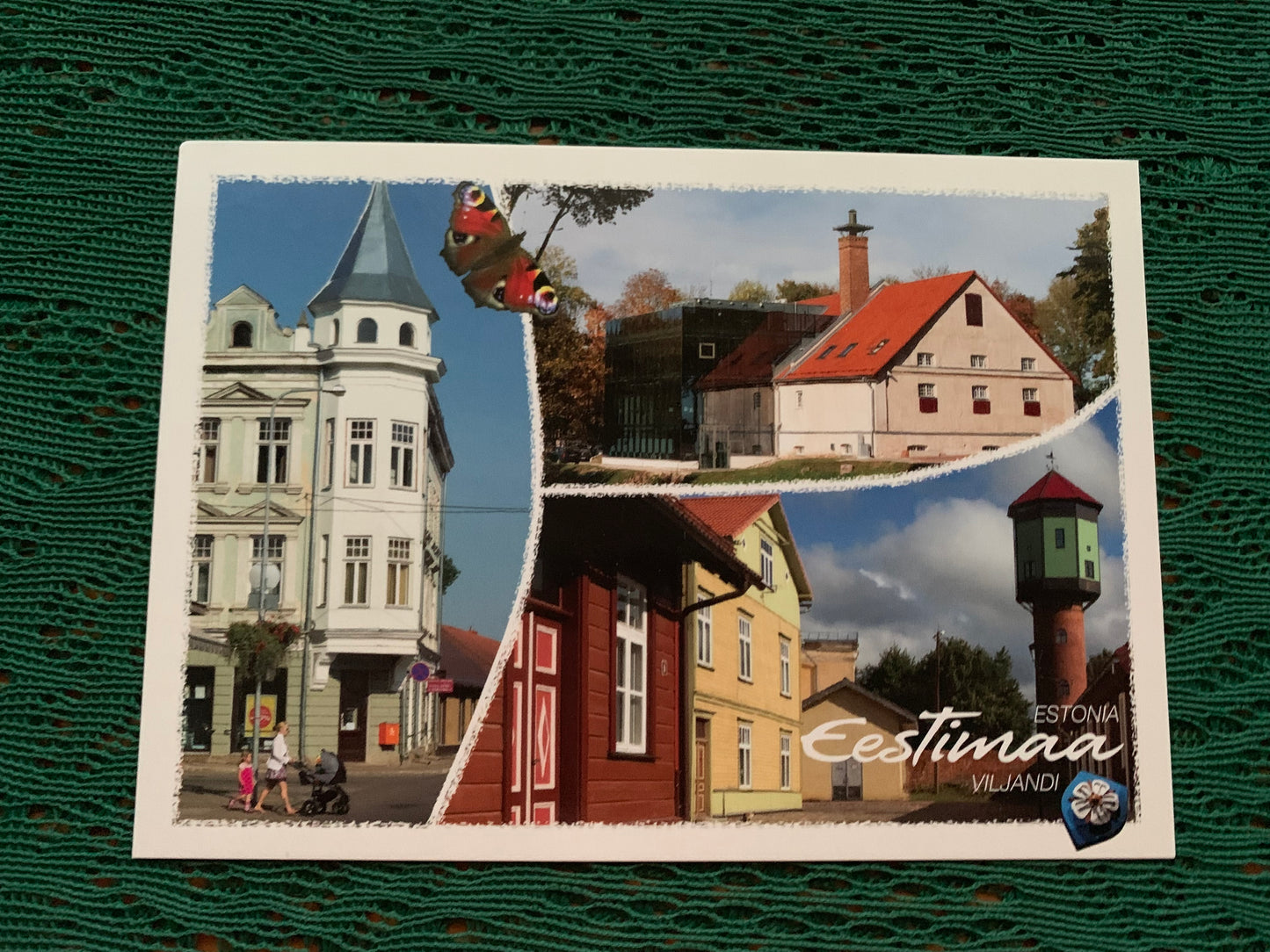 ESTONIA postcard for collecting or post crossing - Views of Viljandi town - 2000's - unused