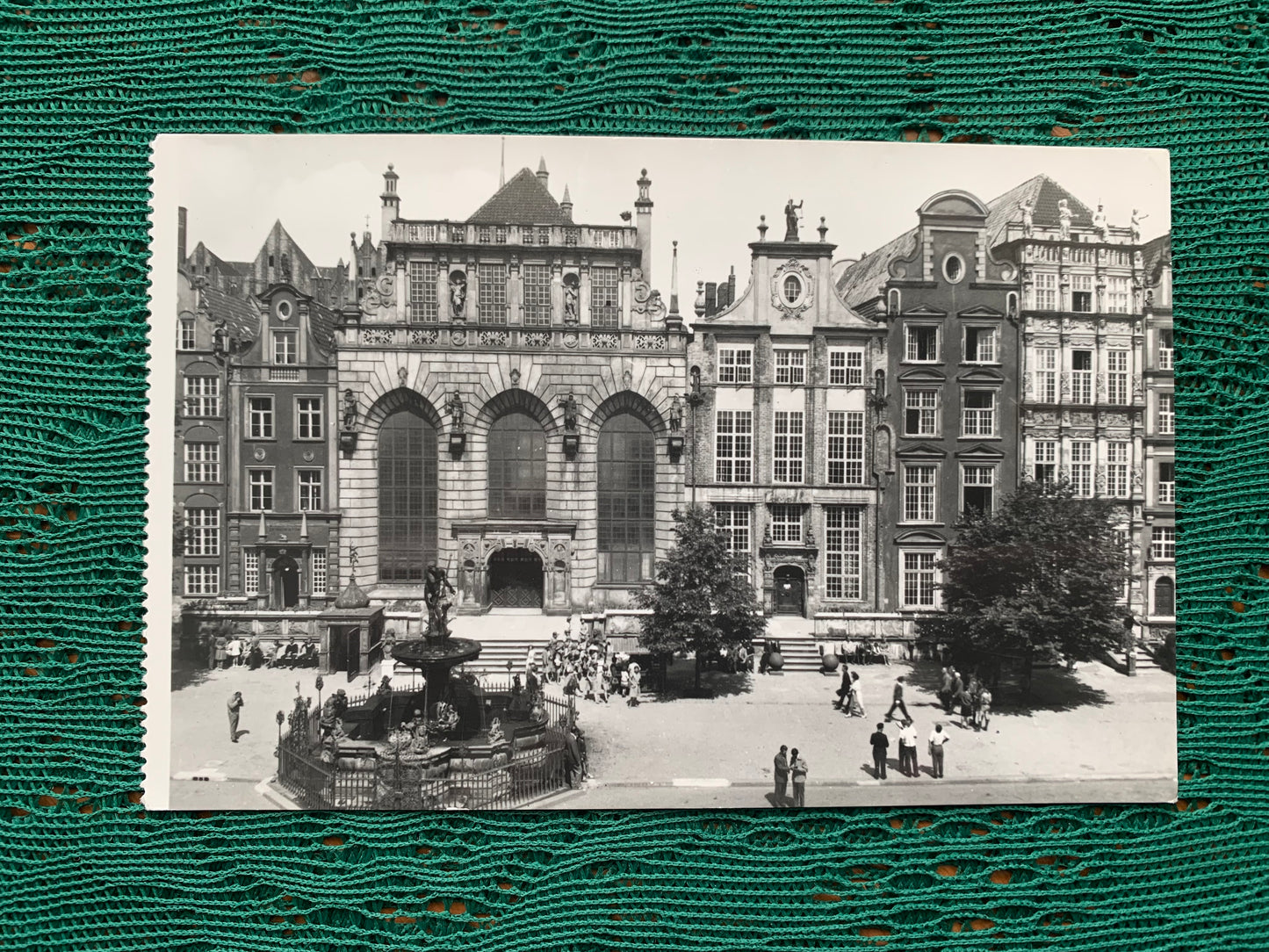 Old postcards - Poland view cards - Gdansk - Duszniki Zdroj - photo postcards 1950's - Unused