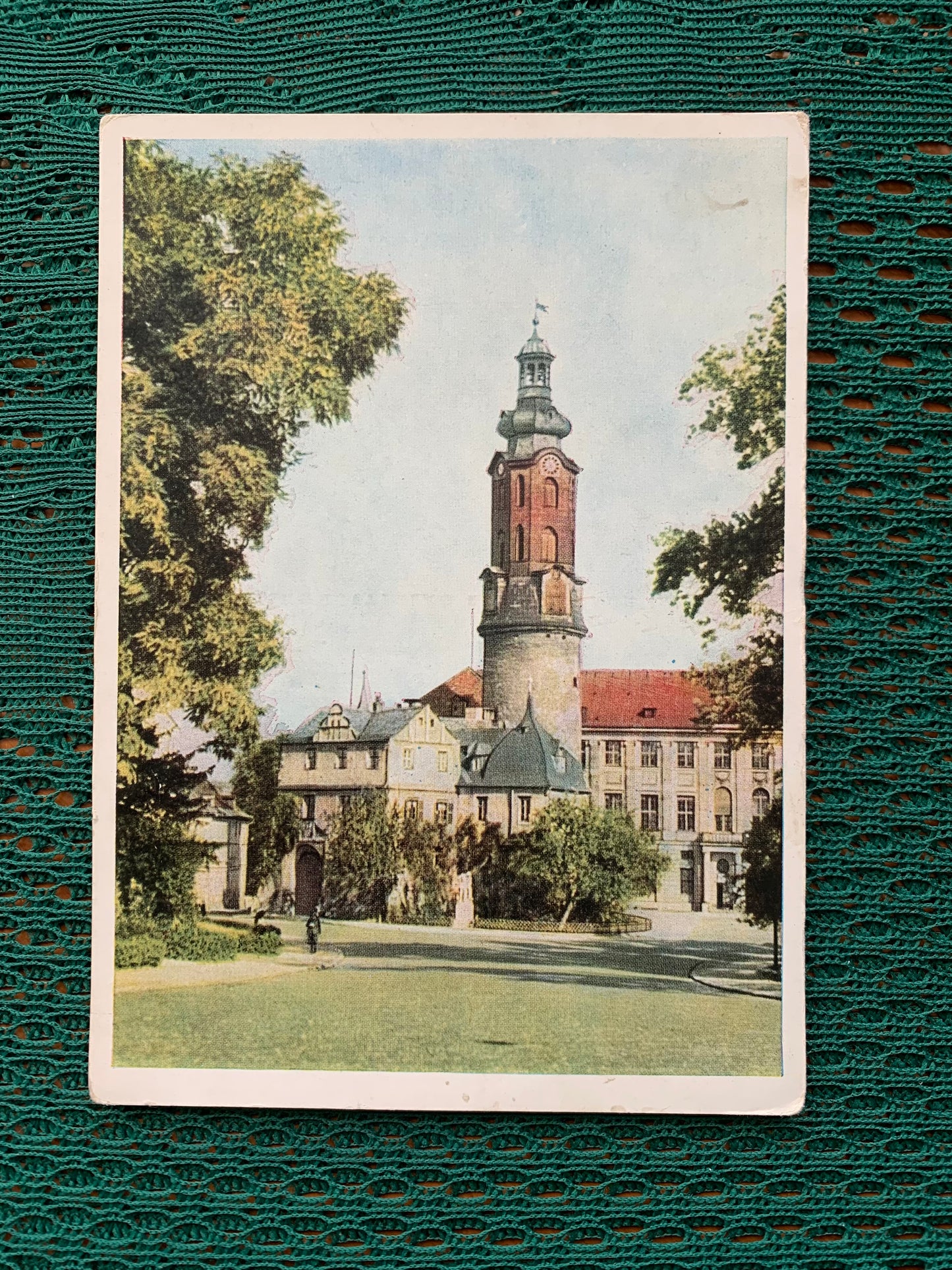 Old German postcard - Weimar, Castle - DDR/GDR - 1980s - Unused