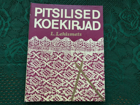 Vintage Estonian Crafts book - Lace making knitting manual, techniques and patterns - Printed in 1970s