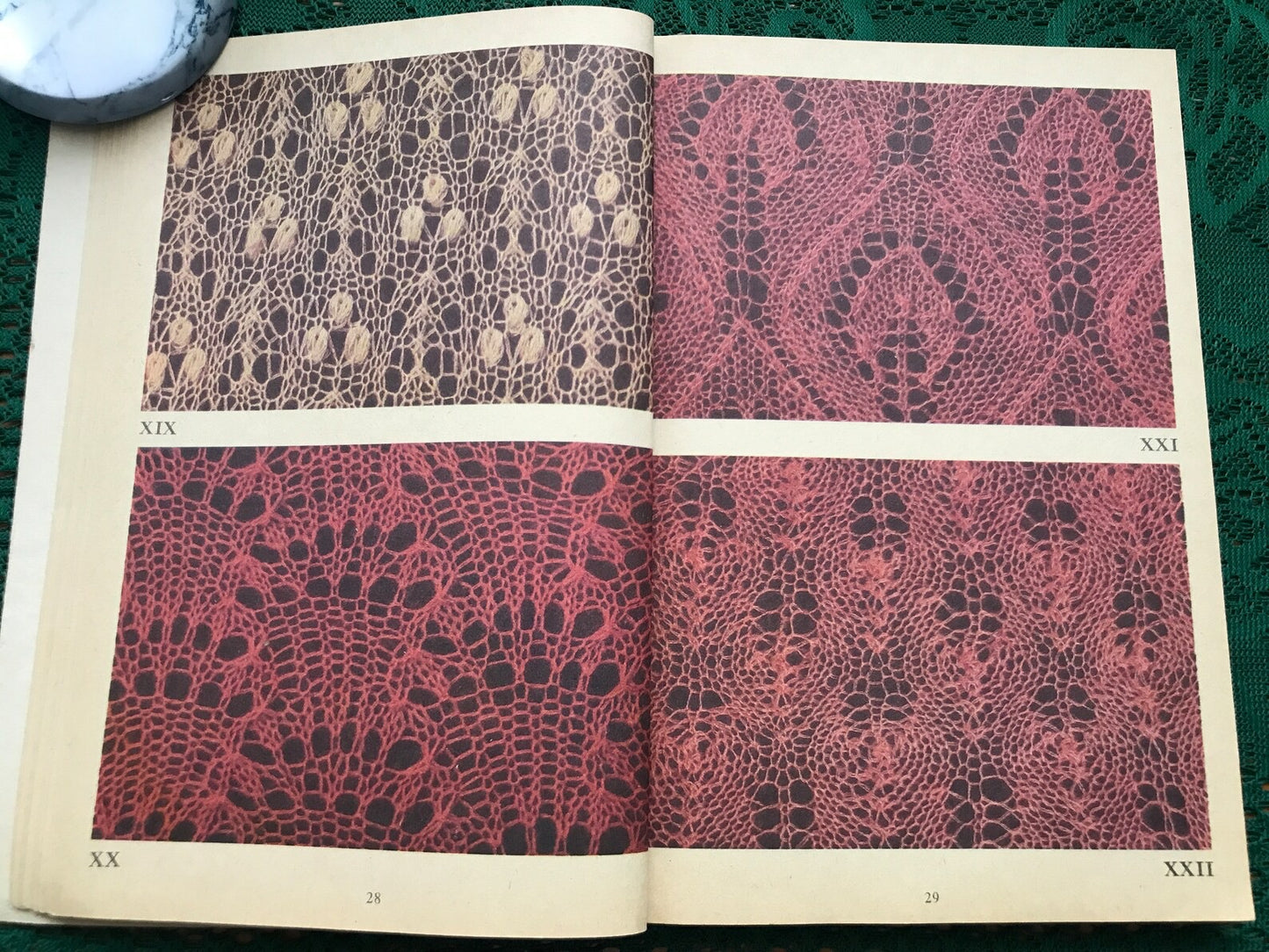Vintage Estonian Crafts book - Lace making knitting manual, techniques and patterns - Printed in 1970s