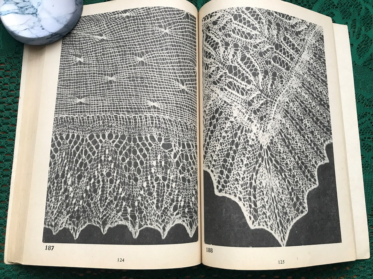 Vintage Estonian Crafts book - Lace making knitting manual, techniques and patterns - Printed in 1970s