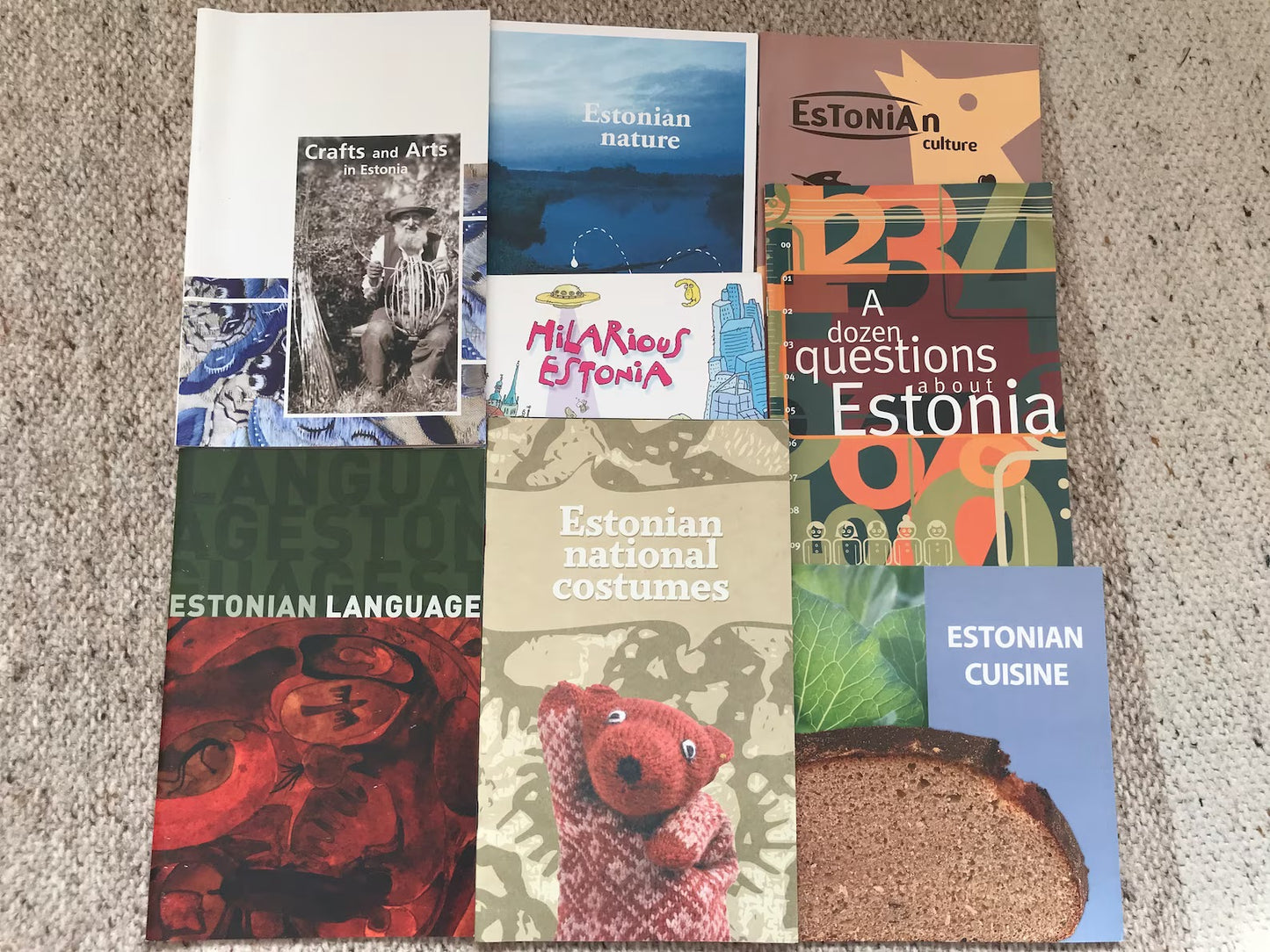 Amazing 8 books about Estonia and Estonians - A lot of facts and photos plus more information - All books are in English language.