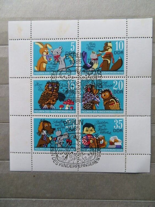 DDR / GDR / East German vintage postage stamps - CHILDREN'S TELEVISION/FAIRY TALE CHARACTERS - Issued in 1972