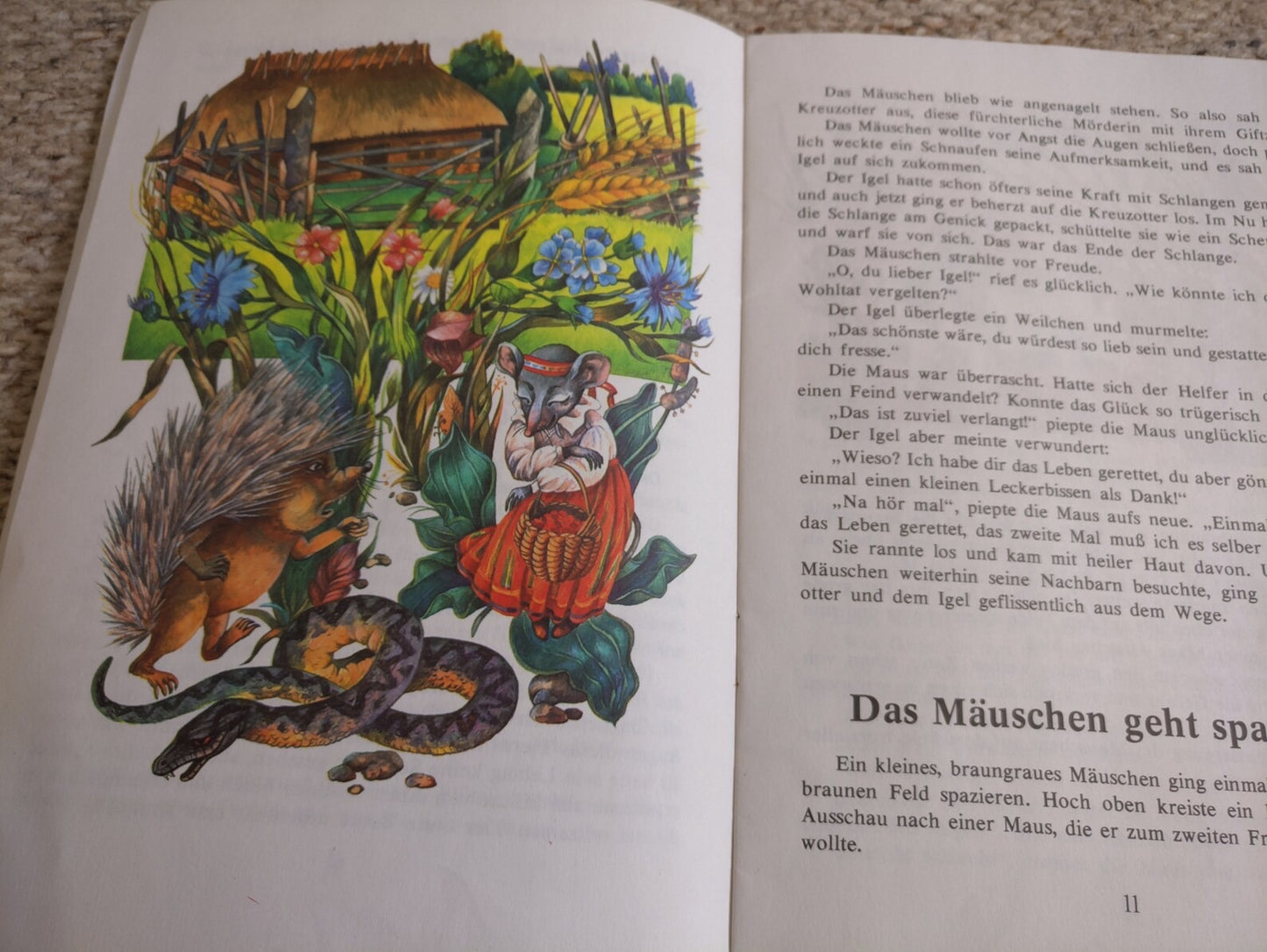 Vintage Estonian children's book in German - Cats and Mice (Katz und Maus) by Eno Raud - Lots of short stories with lovely cat illustrations - 1990