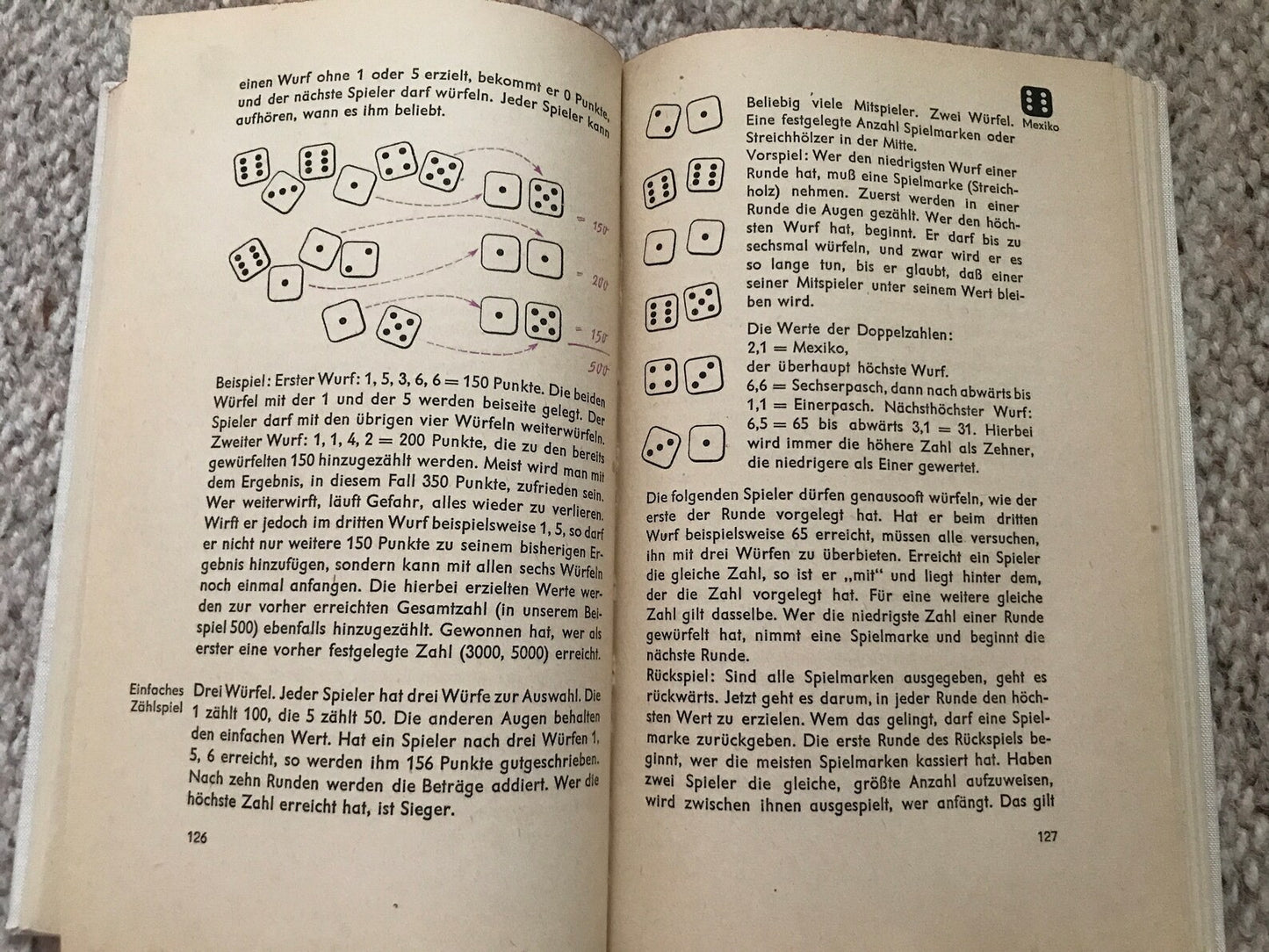 Vintage book in German - "Was spielen wir?" - "What are we playing?" - Board games for entertainment - Printed in DDR / GDR - 1963