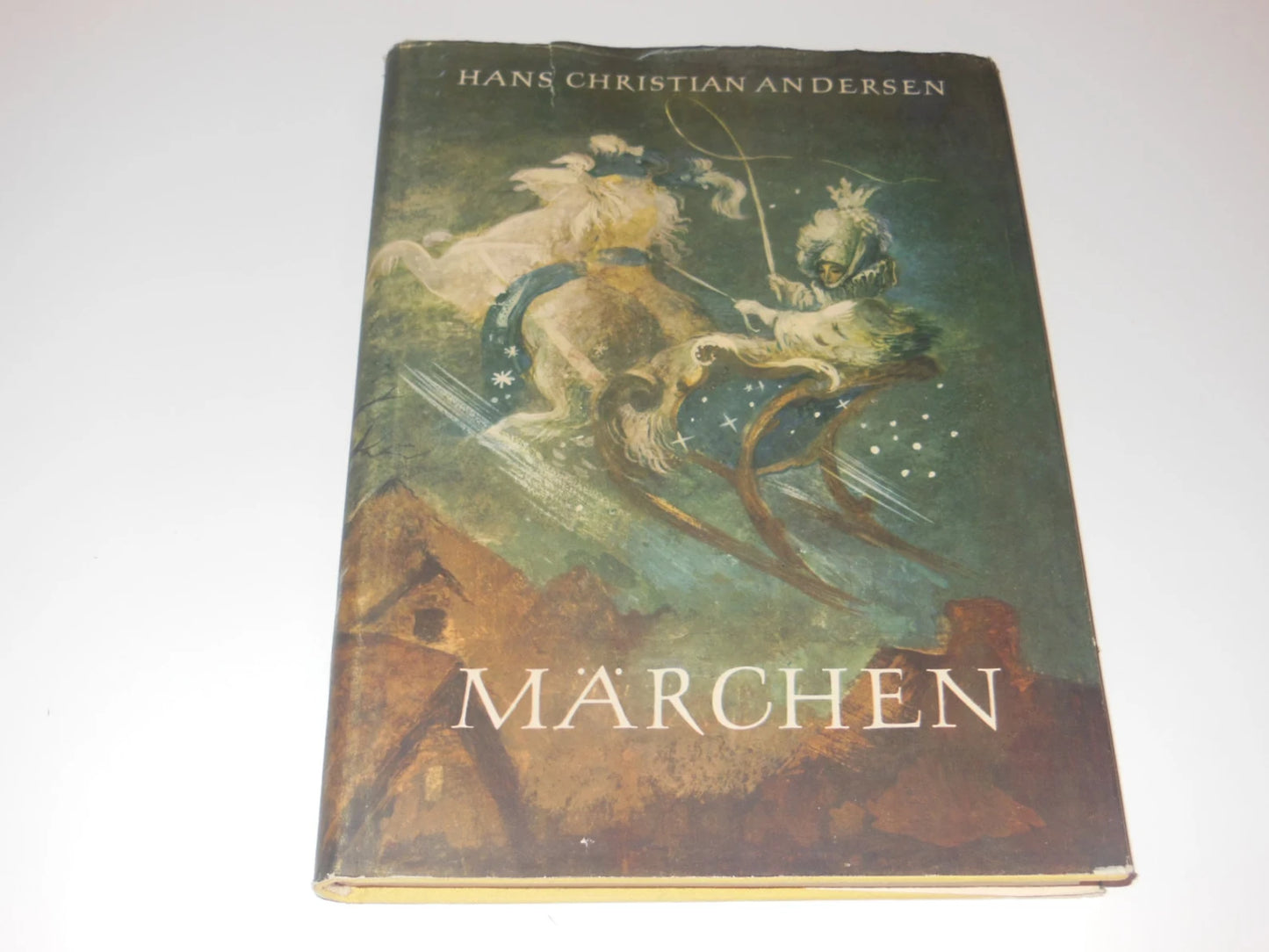 Vintage Children's Book in German - FAIRY-TALES (MÄRCHEN) - Hans Chistian Andersen - gorgeous illustrations - Very Large Book - 1961