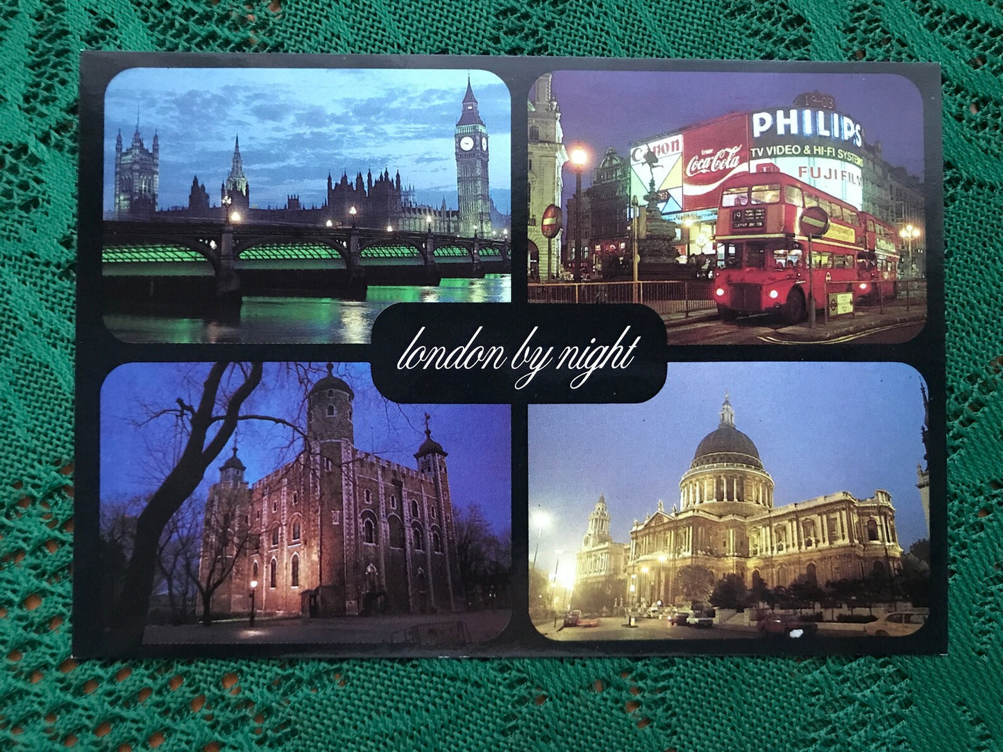 Set of 5 LONDON England postcards from 2000s - Collectible UK Postcrossing viewcards